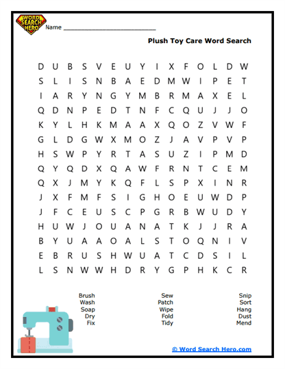 Toy Fixers Word Search
