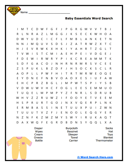 Essentials Explorer Word Search