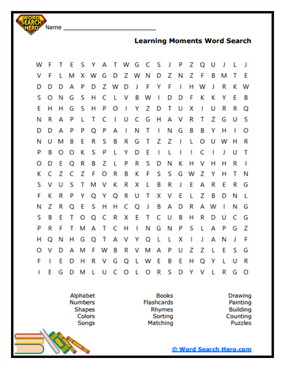 Learning Lounge Word Search