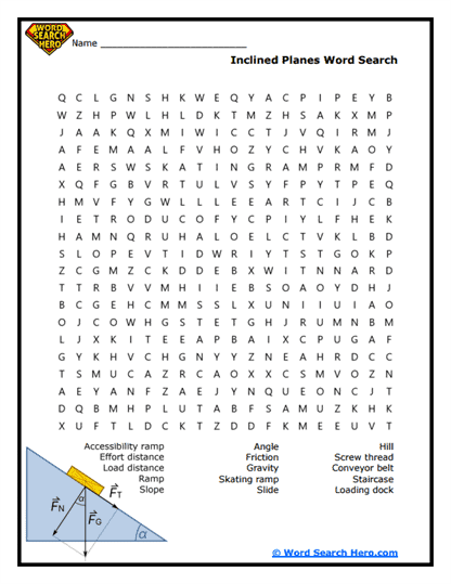 Physics Word Searches