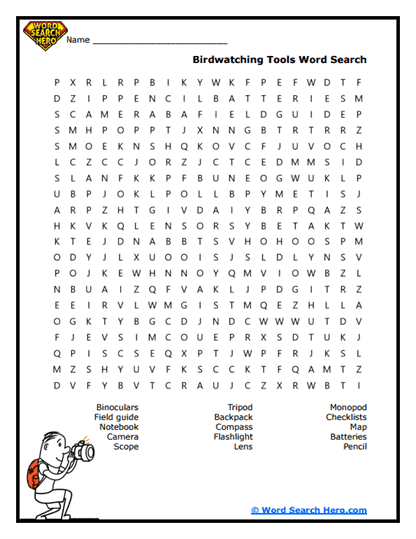 Repair Round Word Search