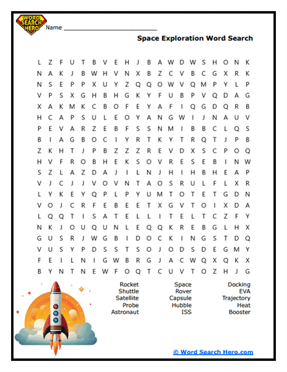 Galaxy Puzzle Word Search