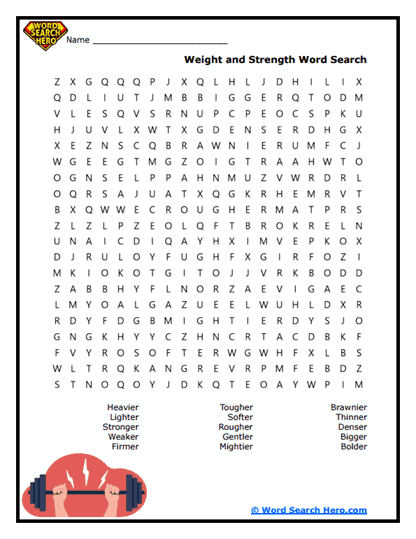 Power Words Word Search