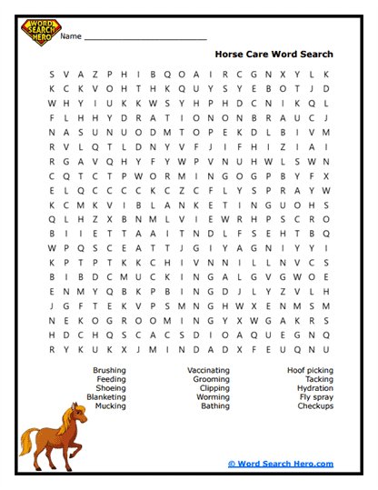 Breed Blitz Word Search