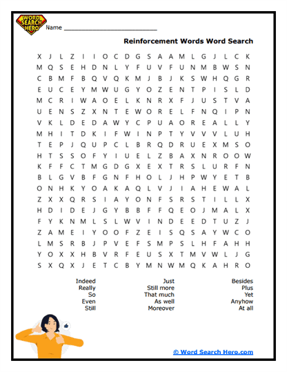 Bonus Builder Word Search