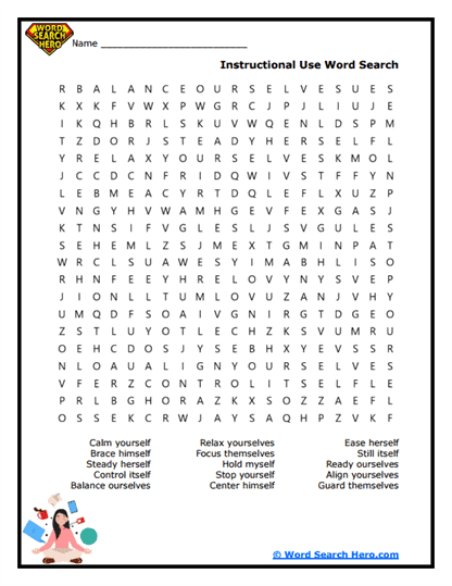 Steady Steps Word Search