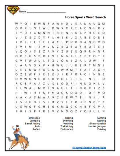 Behavior Safari Word Search