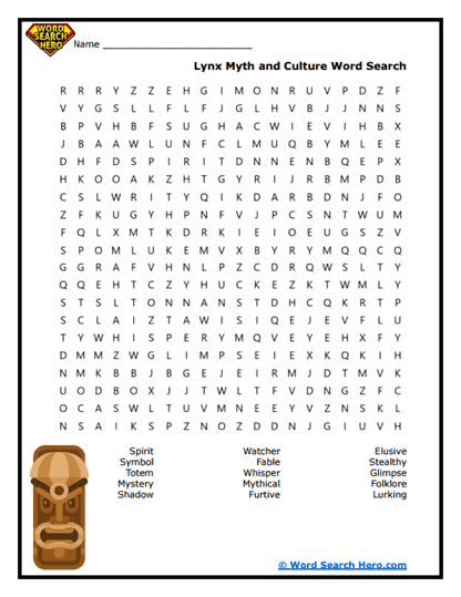 Cultural Mystic Word Search