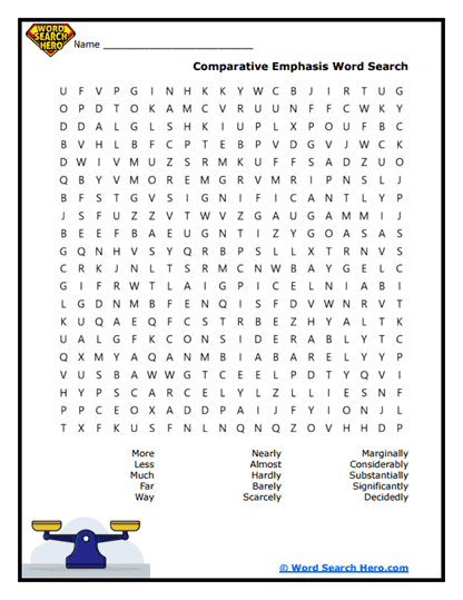 Emphasis Quest Word Search