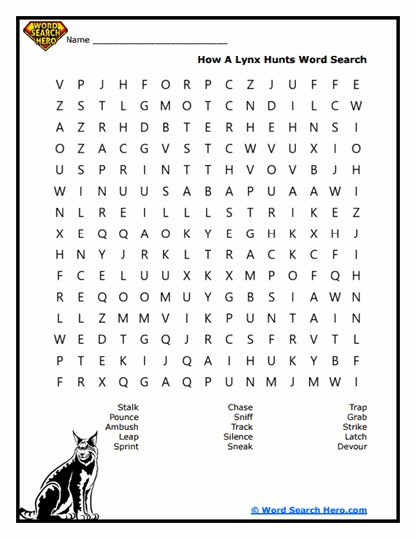 Hunting Habits Word Search