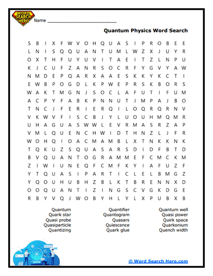 Cosmic Puzzles Word Search