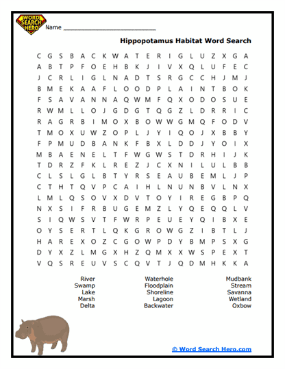 Field Find Word Search