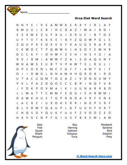 Gnaw Order Word Search