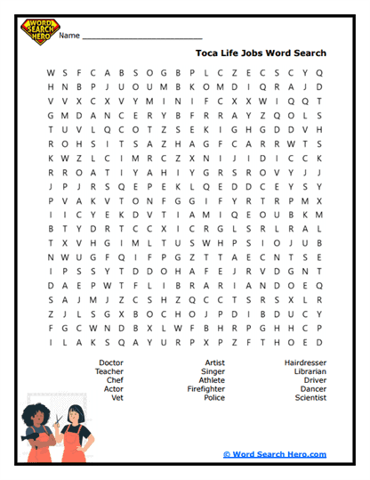 Job Junction Word Search