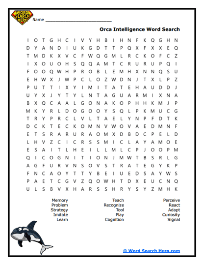 Brain Power Word Search