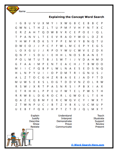 Explaining the Concept Word Search