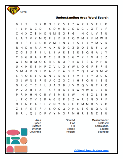 Area Adventure Word Search
