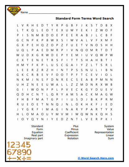 Standard Stack Word Search