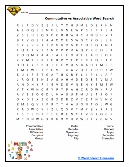 Commutative vs Associative Word Search