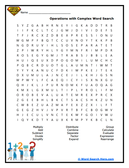 Operation Grid Word Search