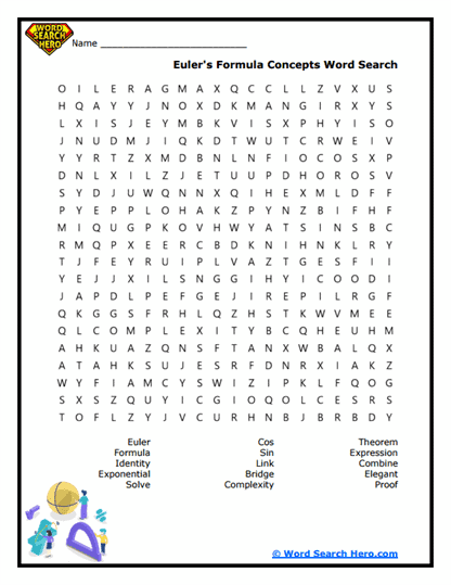 Euler Quest Word Search