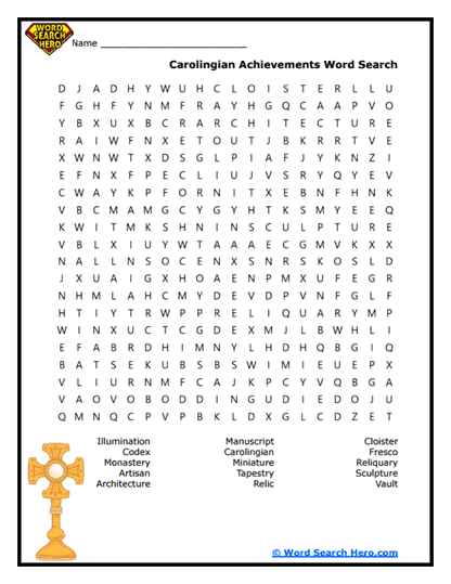 Artistic Legacy Word Search