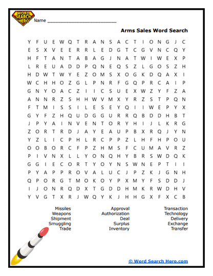 Iran-Contra Affair Word Searches