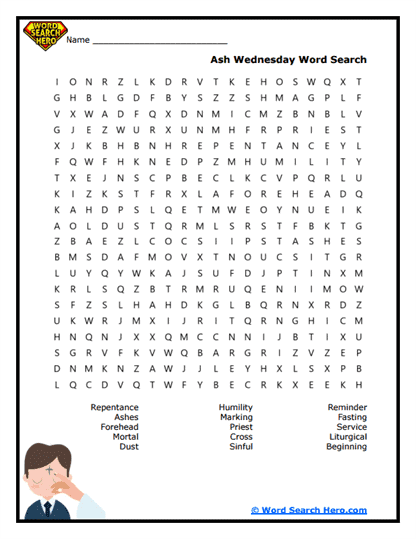 Ash Focus Word Search