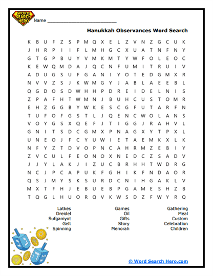 Festive Fun Word Search