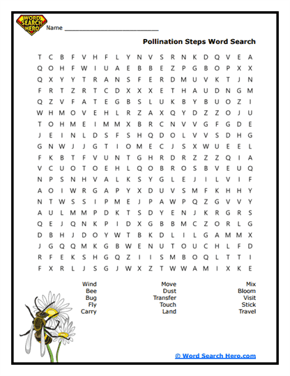 Buzzing Blooms Word Search