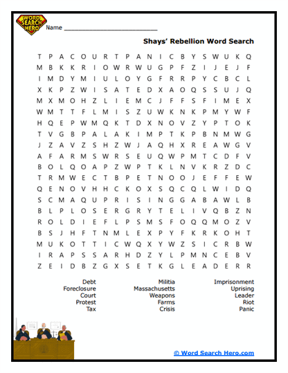 Rebellion Rising Word Search