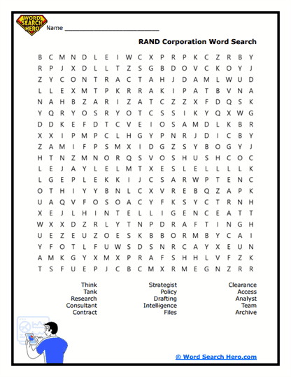 The Pentagon Papers Scandal Word Searches
