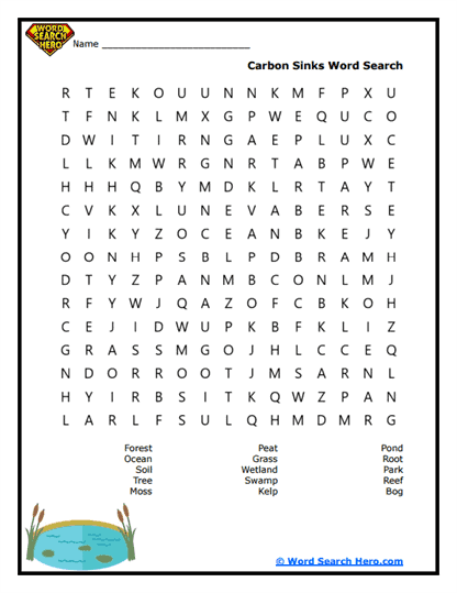 Green Traps Word Search