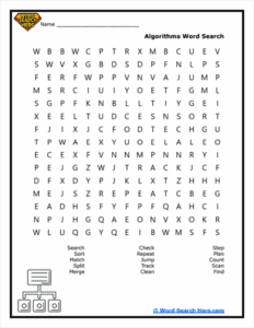 Computer Science Word Search Printables | Tech PDFs | Word Search Hero