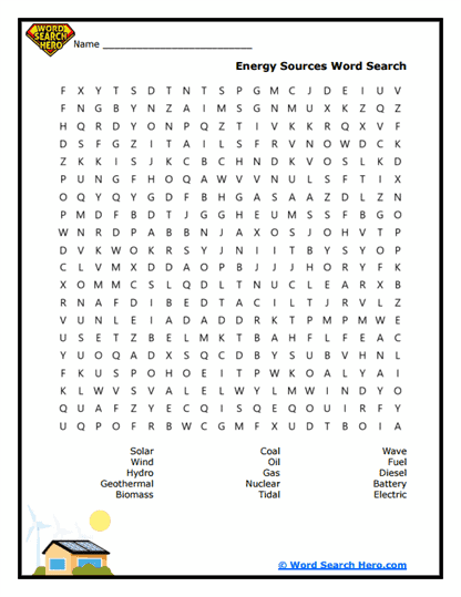 Power Puzzle Word Search