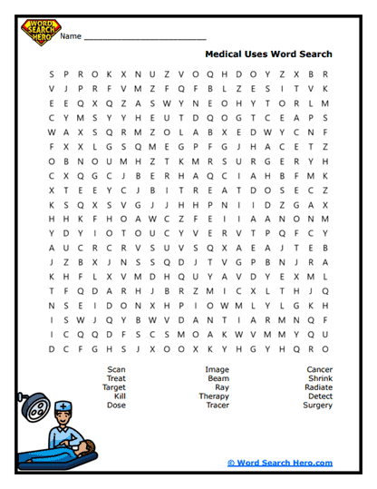 Healing Rays Word Search