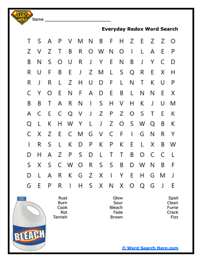 Daily Redox Word Search