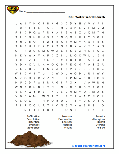 Erosion Expedition Word Search