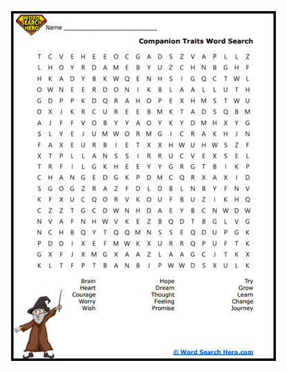 Persona Path Word Search