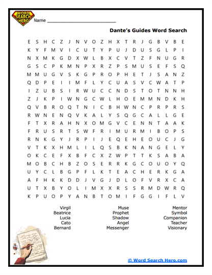 Guiding Lights Word Search