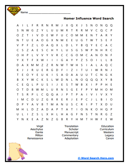 Timeless Influence Word Search