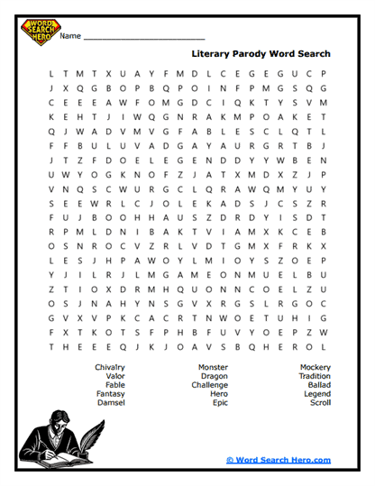 Miguel de Cervantes Word Searches