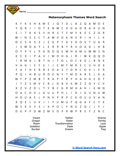 Franz Kafka Word Searches