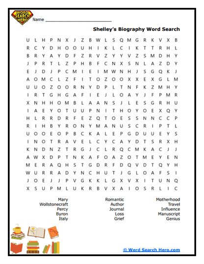 Romantic Roots Word Search