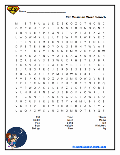 Hey Diddle Diddle Word Searches