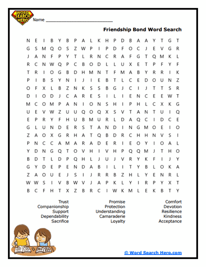Loyal Hearts Word Search