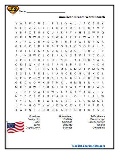 Dream Promise Word Search