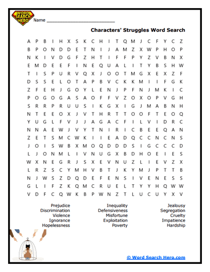 Harsh Realities Word Search