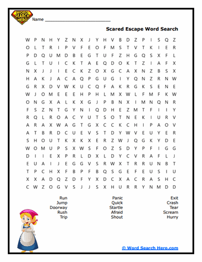 Quick Escape Word Search