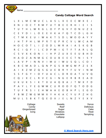Sweet Trap Word Search